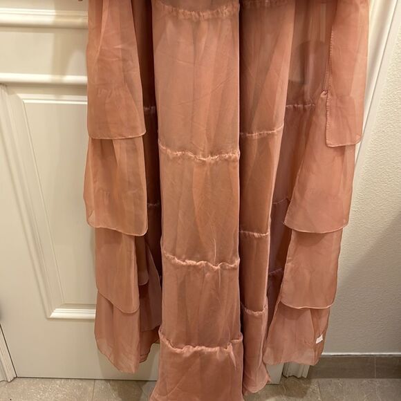 NWT Leena MacDougal blush pink high low dress - Picture 6 of 16